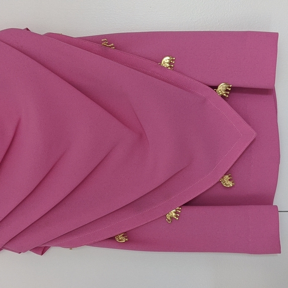 Hot Pink High Waisted Pencil Skirt - Picture 2 of 14
